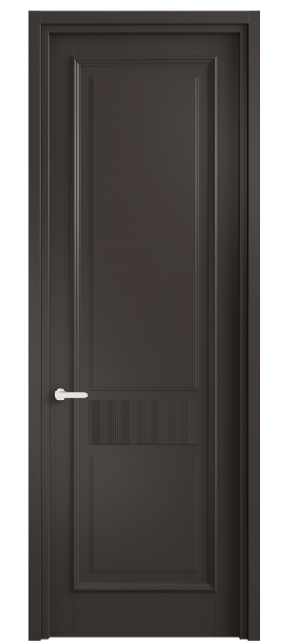 Дверь межкомнатная Шарм 6717 Матовый антрацит Узкий классический наличник МАН Цена 97699 ₽ Наличники уже входят в базовый комплект. Фабрика дверей Волховец 8 (800) 551 43 19 Межкомнатная дверь Шарм 6717 Матовый антрацит Цена 97699 ₽ | Volhovec