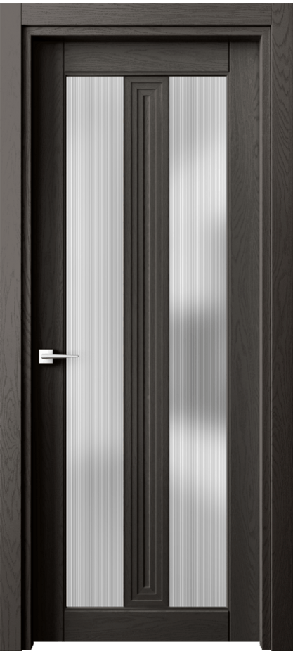 Дверь межкомнатная Эго 6122 Дуб антрацит Сатинированное стекло "Дождь" Гладкий наличник Ego ДАН Цена 818710 AMD Наличники уже входят в базовый комплект. Фабрика дверей Волховец 8 (800) 551 43 19 Межкомнатная дверь Эго 6122 Дуб антрацит Сатинированное стекло "Дождь" Цена 818710 AMD | Volhovec