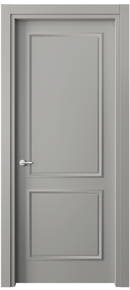 Межкомнатная дверь Париж 8121 Матовый нейтральный серый  Цена 76330 сом| Volhovec