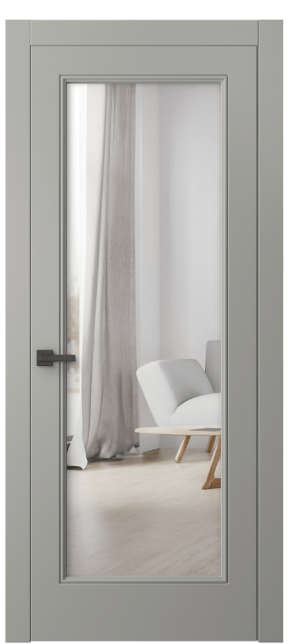 Дверь межкомнатная Линия 8300 Матовый нейтральный серый Двустороннее зеркало, триплекс Гладкий компланарный наличник МНСР* Цена 517260 AMD Наличники уже входят в базовый комплект. Фабрика дверей Волховец 8 (800) 551 43 19 Межкомнатная дверь Линия 8300 Матовый нейтральный серый Двустороннее зеркало, триплекс Цена 517260 AMD | Volhovec