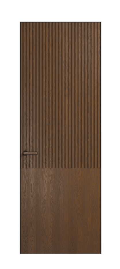 Дверь межкомнатная Вельвет 8205 Дуб каштановый матовый. Скрытый короб Черный Цена 925100 . Фабрика дверей Волховец 8 (800) 551 43 19 Межкомнатная дверь Вельвет 8205 Дуб каштановый матовый. Цена 925100 | Volhovec