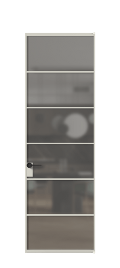 Алюминиевая дверь АЛПЛ040.04 Алюминий тёплый серый Сатинированное серое стекло, триплекс. Без короба АТСР Цена 128530 Стоимость комплекта двери включает: 1. Полотно (600/650/700/750/800/850/900/950*2000-2400 мм).
2. Короб
3. Комплект фурнитуры (2 торцевые петли и магнитный замок с ответной планкой). Фабрика дверей Волховец 8 (800) 551 43 19 Алюминиевая дверь АЛПЛ040.04 Алюминий тёплый серый Сатинированное серое стекло, триплекс Цена 128530 | Volhovec