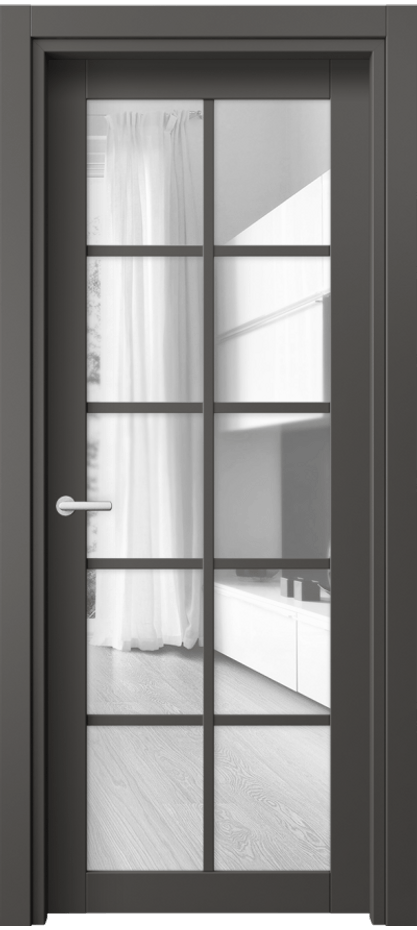 Дверь межкомнатная Нео 2106 ПЭТ графитовый Прозрачное стекло, триплекс Гладкий классический наличник ПЭГФ Цена 30939 ₽ Наличники уже входят в базовый комплект. Фабрика дверей Волховец 8 (800) 551 43 19 Межкомнатная дверь Нео 2106 ПЭТ графитовый Прозрачное стекло, триплекс Цена 30939 ₽ | Volhovec