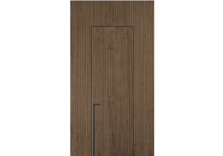 Панели для отделки стен Стеновая панель Шпон Naturwood Орех умбра матовый. Цвет Орех умбра матовый. Материал Шпон Naturwood. Коллекция Фрезерованные. Картинка.