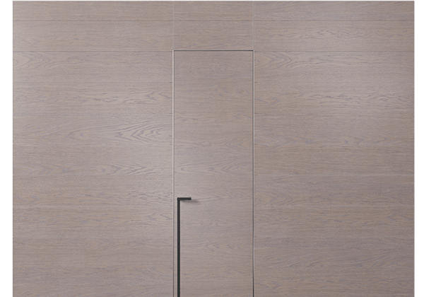 Панели для отделки стен Стеновая панель в древесной отделке Дуб дымчатый Гор. Цвет Дуб дымчатый Гор. Материал Шпон ценных пород. Коллекция Древесные отделки. Картинка.