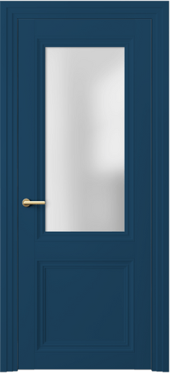 Дверь межкомнатная 2524 Зелёно-синий RAL 5001. Цвет RAL Зелёно-синий RAL 5001. Материал Гладкая эмаль. Коллекция Centro. Картинка.