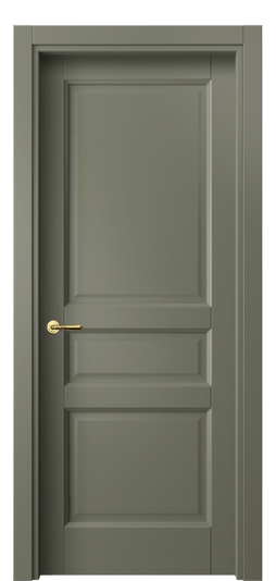 Дверь межкомнатная 1431 МОТ. Цвет Матовый оливковый тёмный. Материал Гладкая эмаль. Коллекция Galant. Картинка.