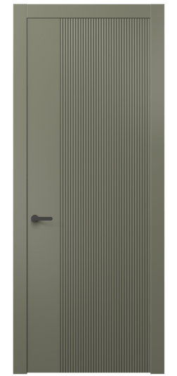Дверь межкомнатная АКП 8623 МОТ. Цвет Матовый оливковый тёмный. Материал Гладкая эмаль. Коллекция Dune. Картинка.