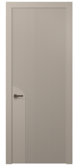 Дверь межкомнатная АКП 8625 МБСК. Цвет Матовый бисквитный. Материал Гладкая эмаль. Коллекция Dune. Картинка.