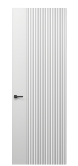 Дверь межкомнатная 8643 ГРН. Цвет Грунт под покраску. Материал Грунт под покраску. Коллекция Alba. Картинка.