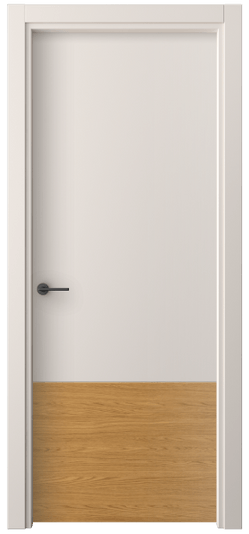 Дверь межкомнатная 4229 ПЭТБ. Цвет ПЭТ тёплый-белый. Материал ПЭТ. Коллекция Фридом. Картинка.