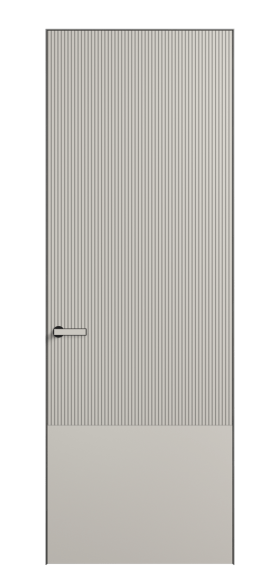 Дверь межкомнатная АКП 8203 МОС Матовый облачно-серый. Цвет Матовый облачно-серый. Материал Гладкая эмаль. Коллекция Velvet. Картинка.