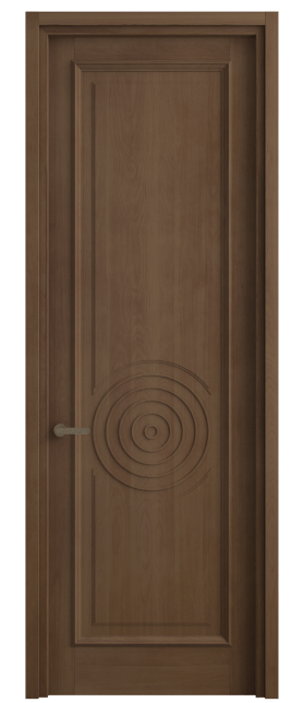 Дверь межкомнатная 6709 БТМ. Цвет Бук тёмный матовый. Материал Массив бука матовый. Коллекция Шарм. Картинка.